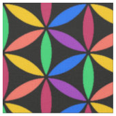 Tissu Cercles arc-en-ciel (Fermer)