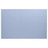 Tissu - Cercles arc-en-ciel sur bleu (Yard)