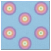 Tissu - Cercles arc-en-ciel sur bleu (Fermer)