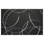 Tissu Cercles blancs motif (Fat Quarter)