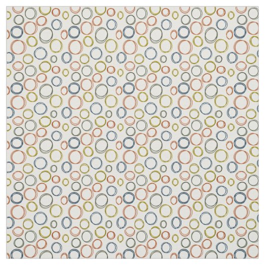 Tissu Cercles Boho (Échantillon)