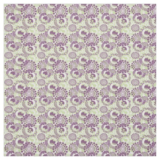 Tissu Cercles, cercles partout (Échantillon)