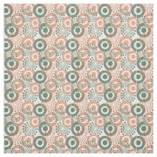 Tissu Cercles, cercles partout (Échantillon)