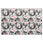 Tissu Cercles d'aquarelle rose Abstrait points (Fat Quarter)