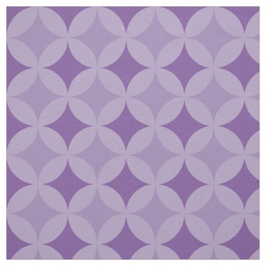 Tissu - Cercles et diamants en trois tons (Échantillon)