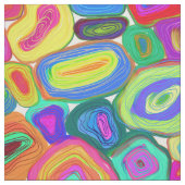 Tissu Cercles funky Abstrait moderne look (Échantillon)