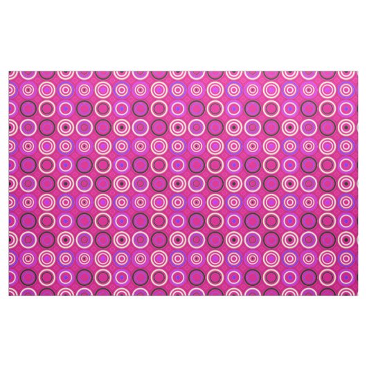 Tissu Cercles funky rose (Fat Quarter)