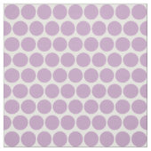 Tissu Cercles Lilac simples Motif sur blanc (Échantillon)