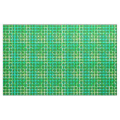 Tissu Cercles modernes du milieu du siècle, tons verts (Yard)