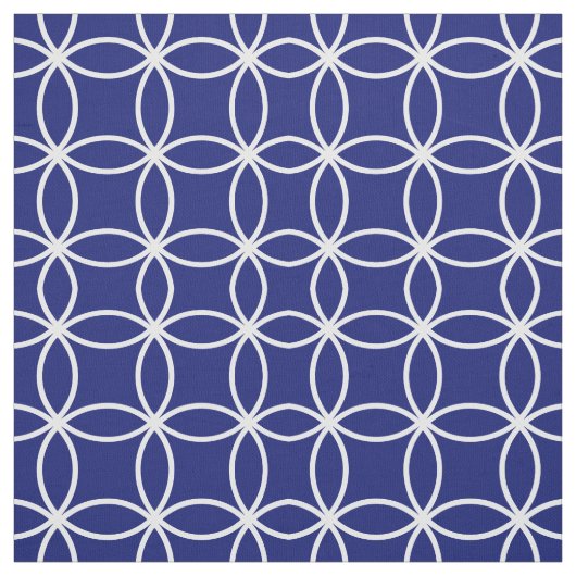 Tissu Cercles motif de fritwork (Échantillon)