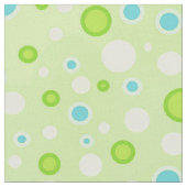 Tissu Cercles Pointe Polka Vert (Fermer)