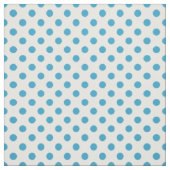 Tissu Cercles Pois bleu paon (Échantillon)
