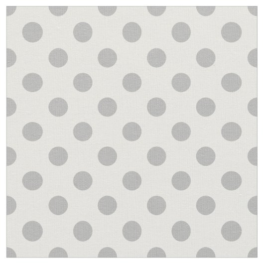 Tissu Cercles Pois gris chrome (Fermer)