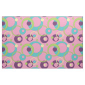Tissu Cercles Roses Funky (Fat Quarter)