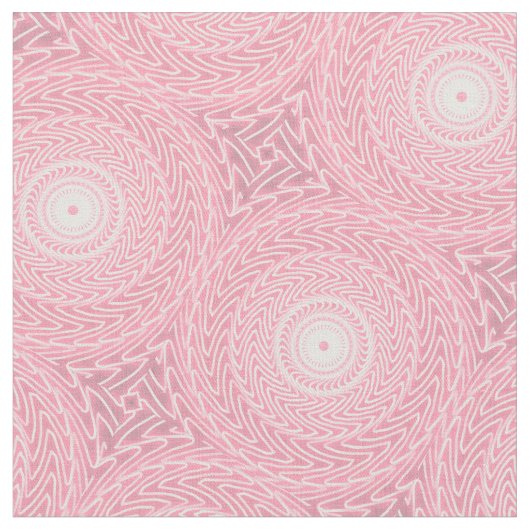 Tissu Cercles roses motif (Fermer)