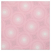 Tissu Cercles roses motif (Échantillon)