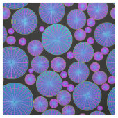 Tissu Cercles Roues et disques avec rayons (Échantillon)