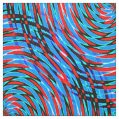 Tissu Cercles sauvages.... (Échantillon)