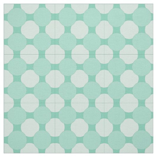 Tissu - Cercles sur carreaux (Échantillon)