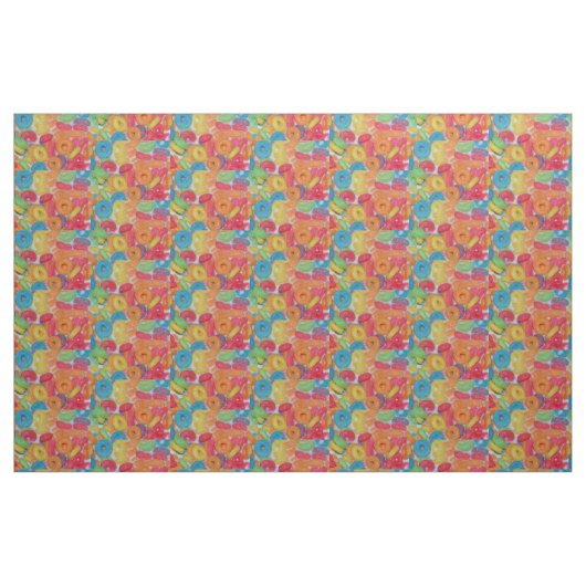 Tissu Céréales de fruits (Fat Quarter)