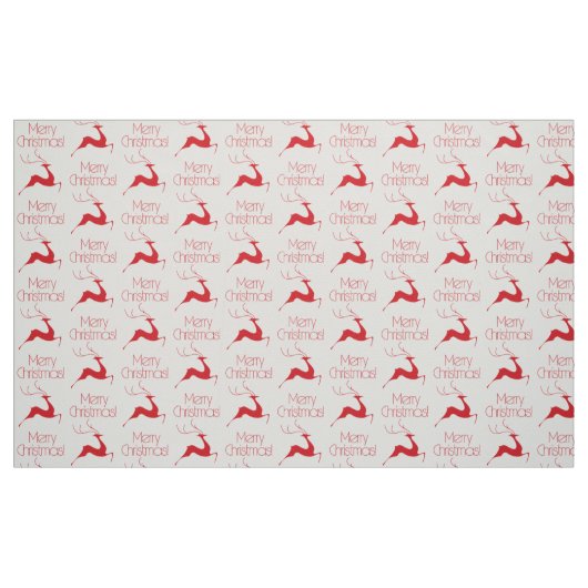 Tissu Cerf de Noël (Fat Quarter)