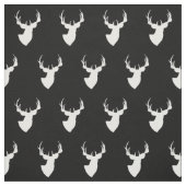 Tissu Cerf noir et blanc (Échantillon)