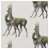 Tissu Cerfs amoureux (Détail)