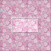 Tissu cerise de fleur sauvage (Carreau)