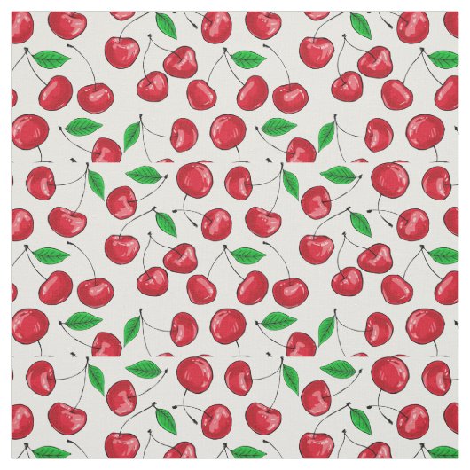 Tissu Cerises (Échantillon)