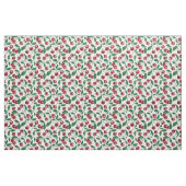 Tissu Cerises rouges sur blanc (Fat Quarter)