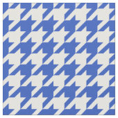 Tissu Cerulean Blue, White Houndstooth Motif #2M (Fermer)