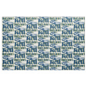 Tissu C'est comment je roule la police (Fat Quarter)