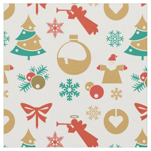 Tissu C'est le Motif de Noël (Fermer)