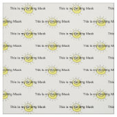 Tissu C'est mon masque souriant (Échantillon)