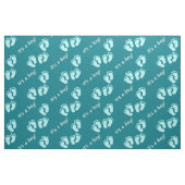 Tissu C'est un garçon ! Bébé Bleu turan (Fat Quarter)