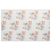 Tissu C'est une fille ! (Fat Quarter)