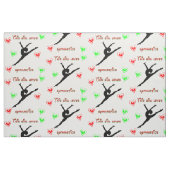 Tissu Cette Fille Aime La Gymnastique (Fat Quarter)
