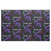 Tissu Cette Fille Aime La Gymnastique (Fat Quarter)