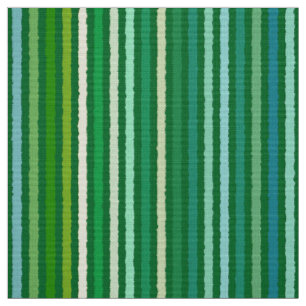 Tissu Chalk Stripes - Jade Green et Aqua