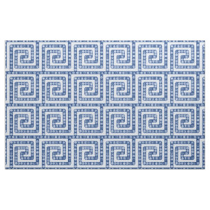 Tissu Chambre de plage bleue principale grecque de Ligh