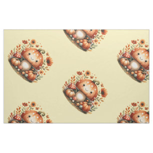 Tissu Chambres Cutie Automne - Champignons Automatiques