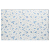 Tissu Chamomile Bleu (Yard)