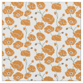 Tissu Champ de pavots orange (fermé)