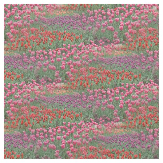 Tissu Champ De Tulipes (Fermer)