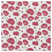 Tissu Champ rouge de pavots (fermé)