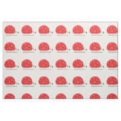 Tissu Champignon de Hérisson mignon et drôle (Fat Quarter)