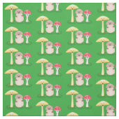Tissu Champignon mignon kawaii fongue toadstool (Échantillon)
