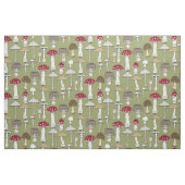 Tissu champignon vert (Fat Quarter)