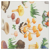 Tissu Champignons colorés (Échantillon)
