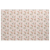 Tissu Champignons floraux (Fat Quarter)